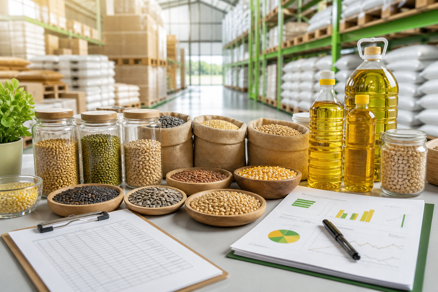 Quality inspection of oilseeds and edible oils